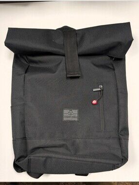 Johnny Urban Black Roll-Top Men's Backpack